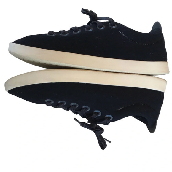 Allbirds Black Wool Pipers Sneakers Women’s size 10 - Picture 5 of 8